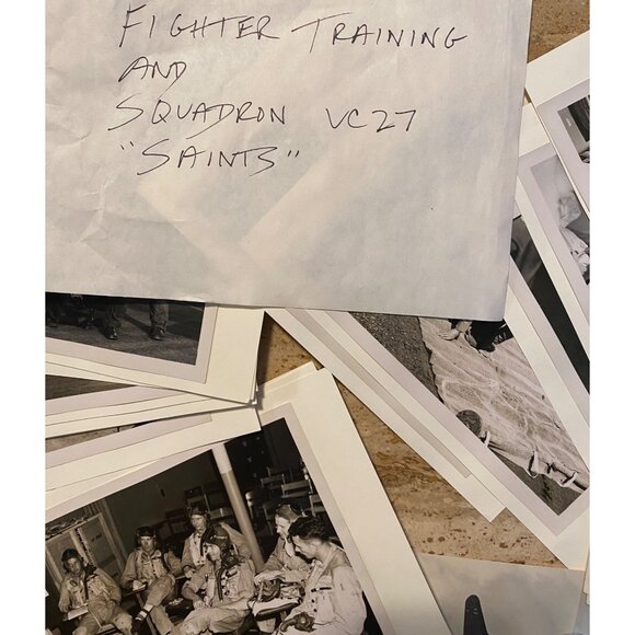 Vintage VC-27 Fighter Squadron "Saints" Photo Collection - Picture 3 of 8